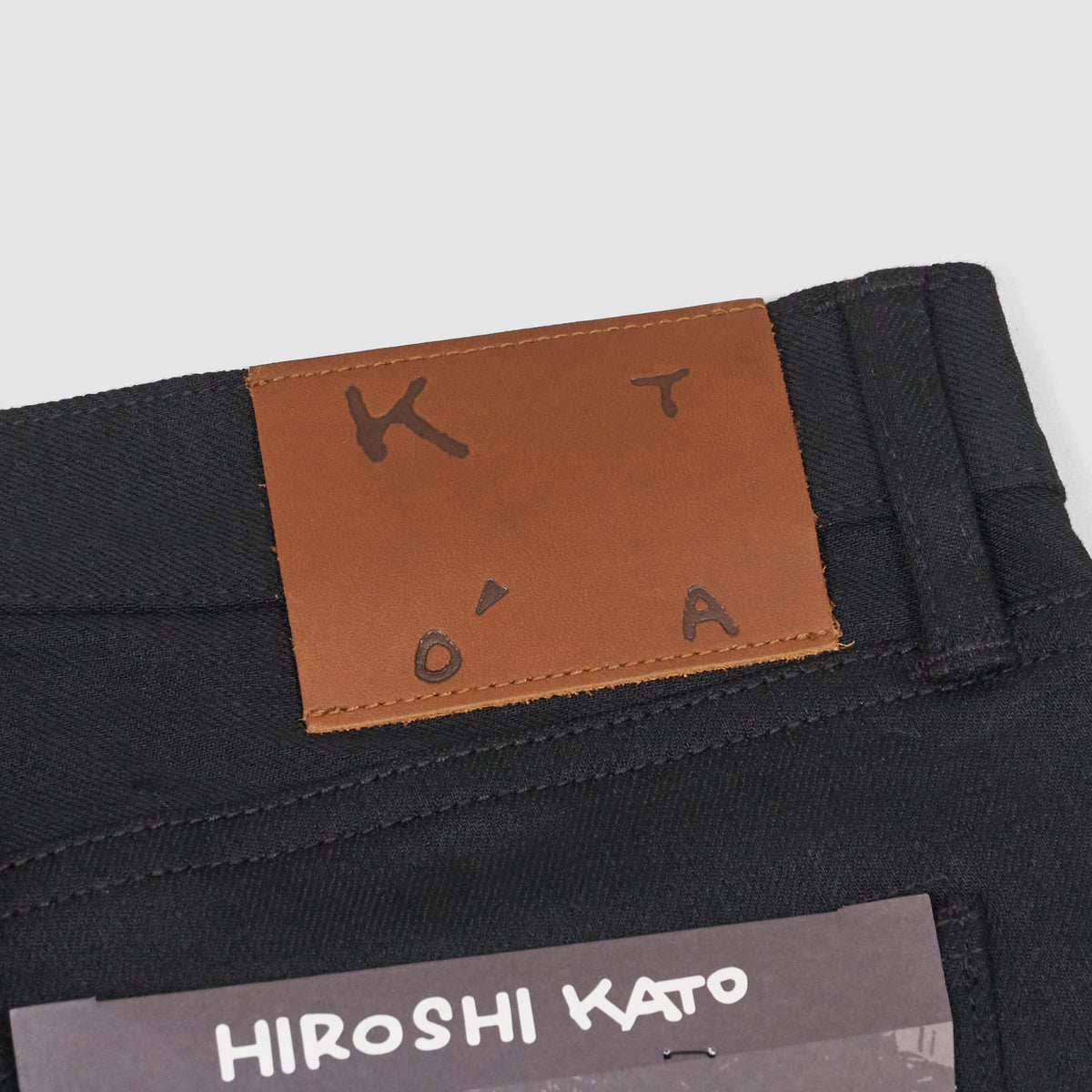 Hiroshi Kato The Pen Zip Fly Selvage Black Denim Classic Fit