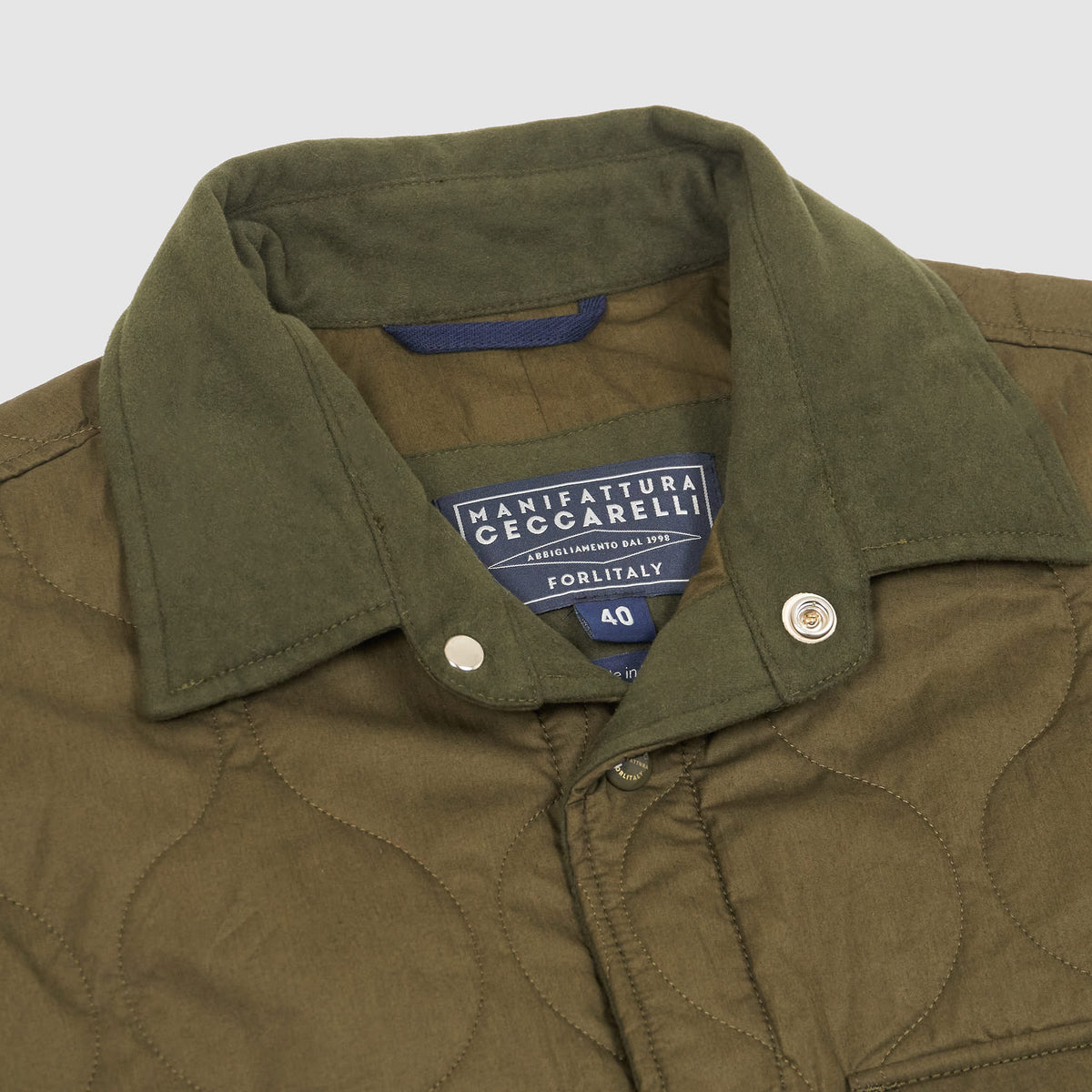 Manifattura Ceccarelli Quilted Overshirt jacket
