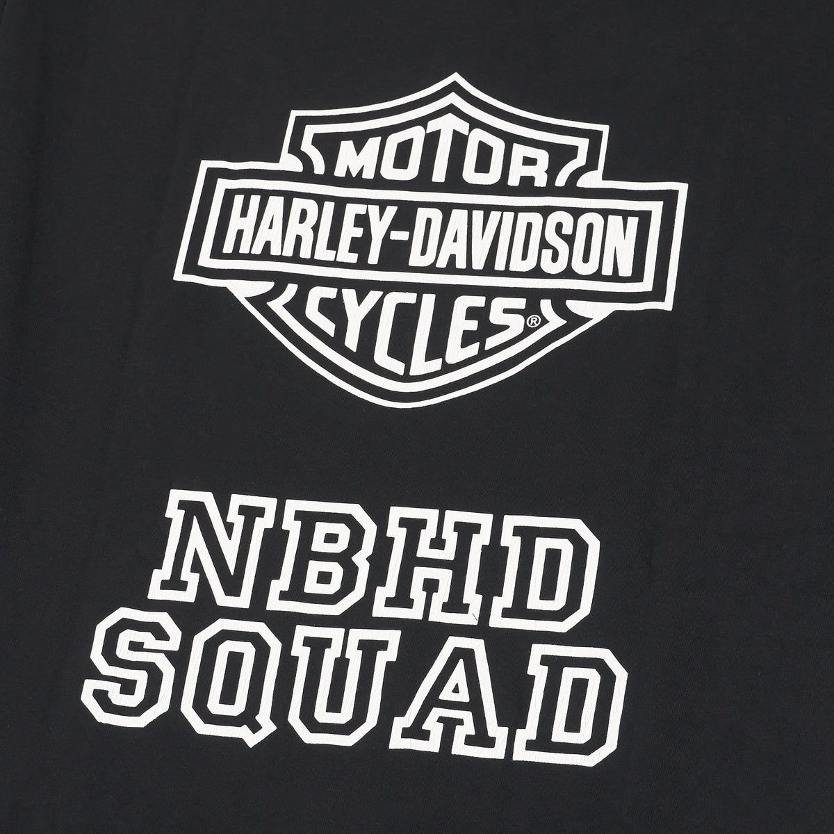 Neighborhood x Harley Davidson Skull Front Short Sleeve Crew Neck T-Shirt