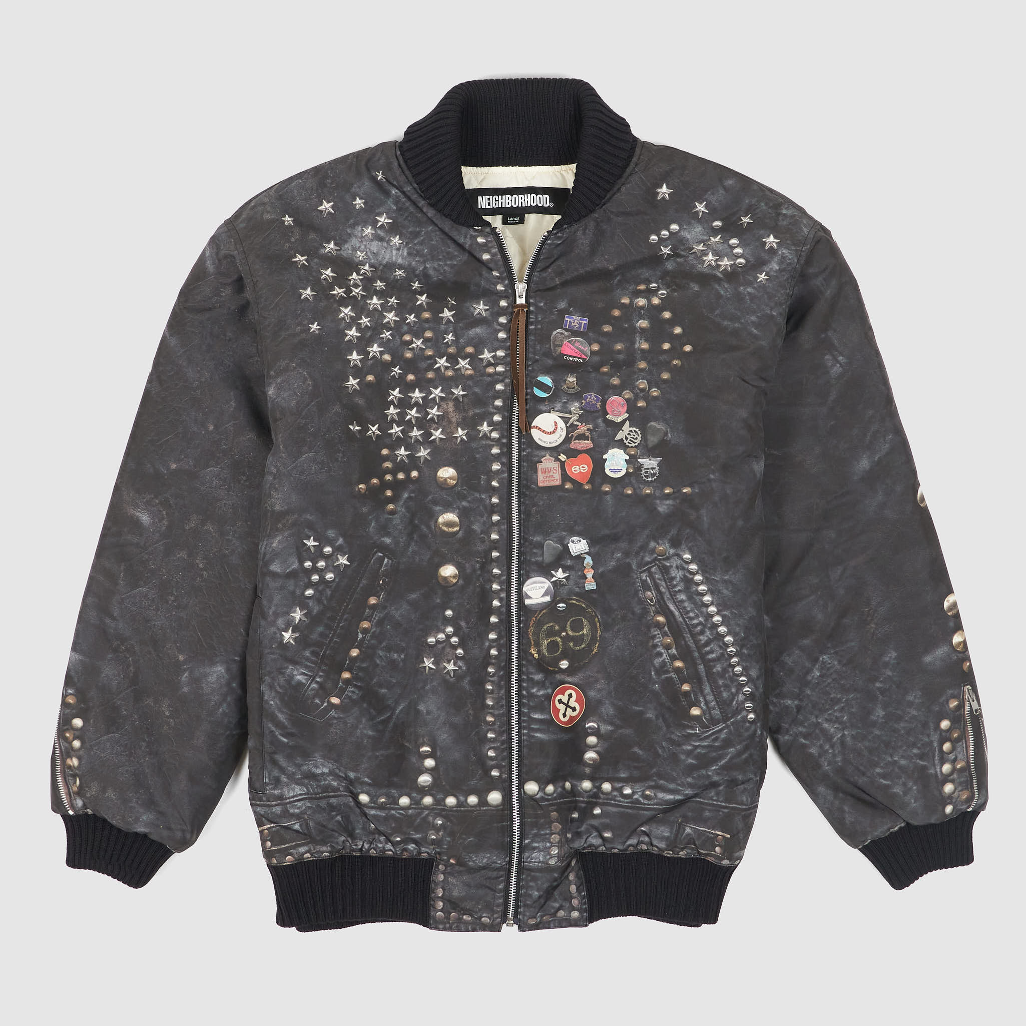 ネイバーフッドLEATHER RIDERS JACKET 26SS ブルゾン LEATHER RIDERS JACKET 252SZNHー