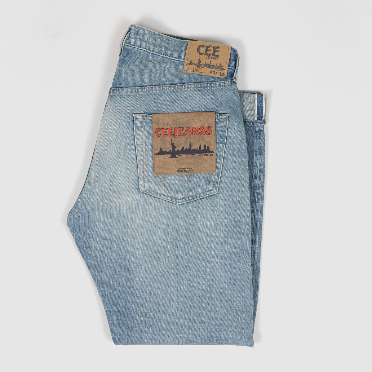 Cee Jeanss &amp; Co. Washed 13,5oz. Selvage Jeans