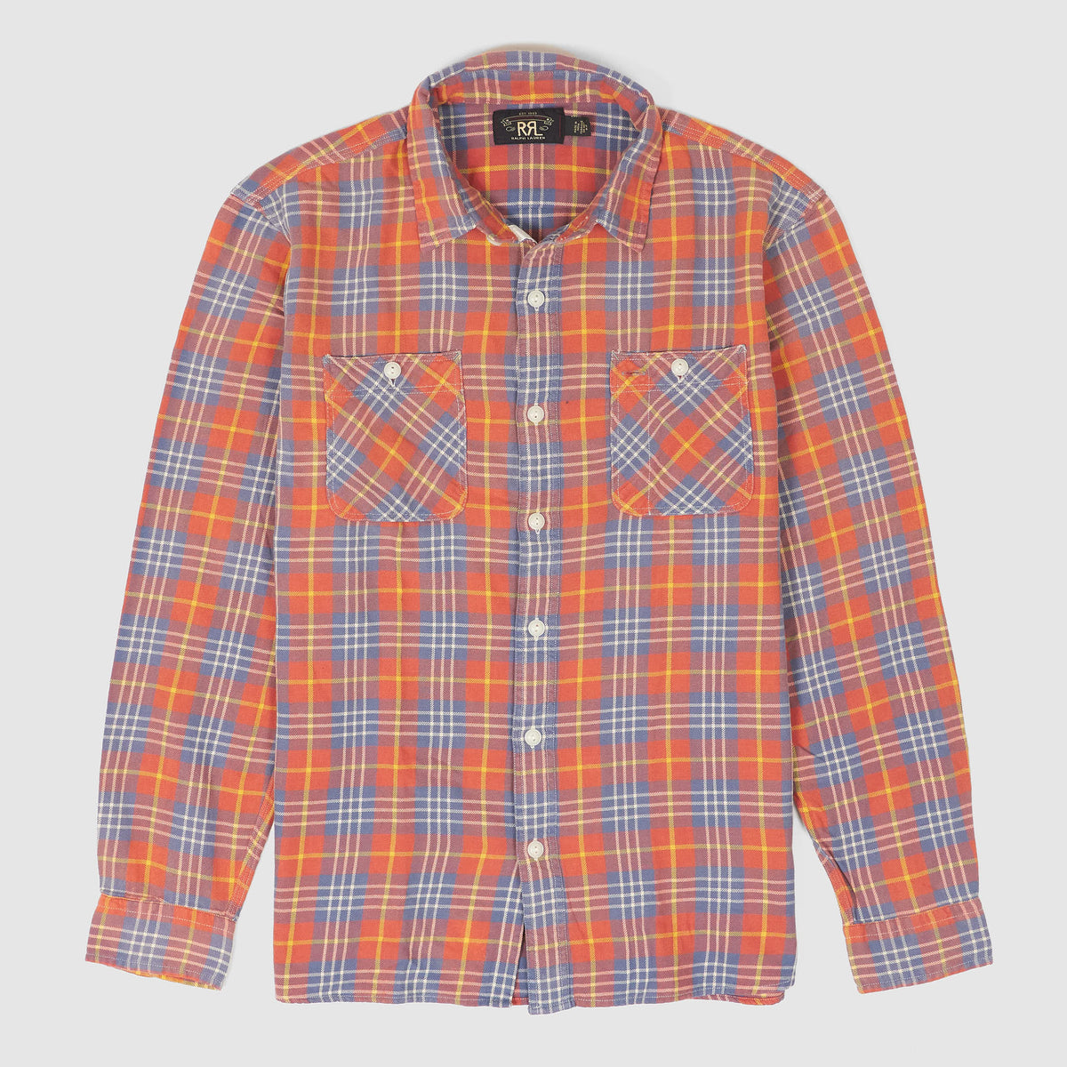 Double RL Plaid Work Shirt