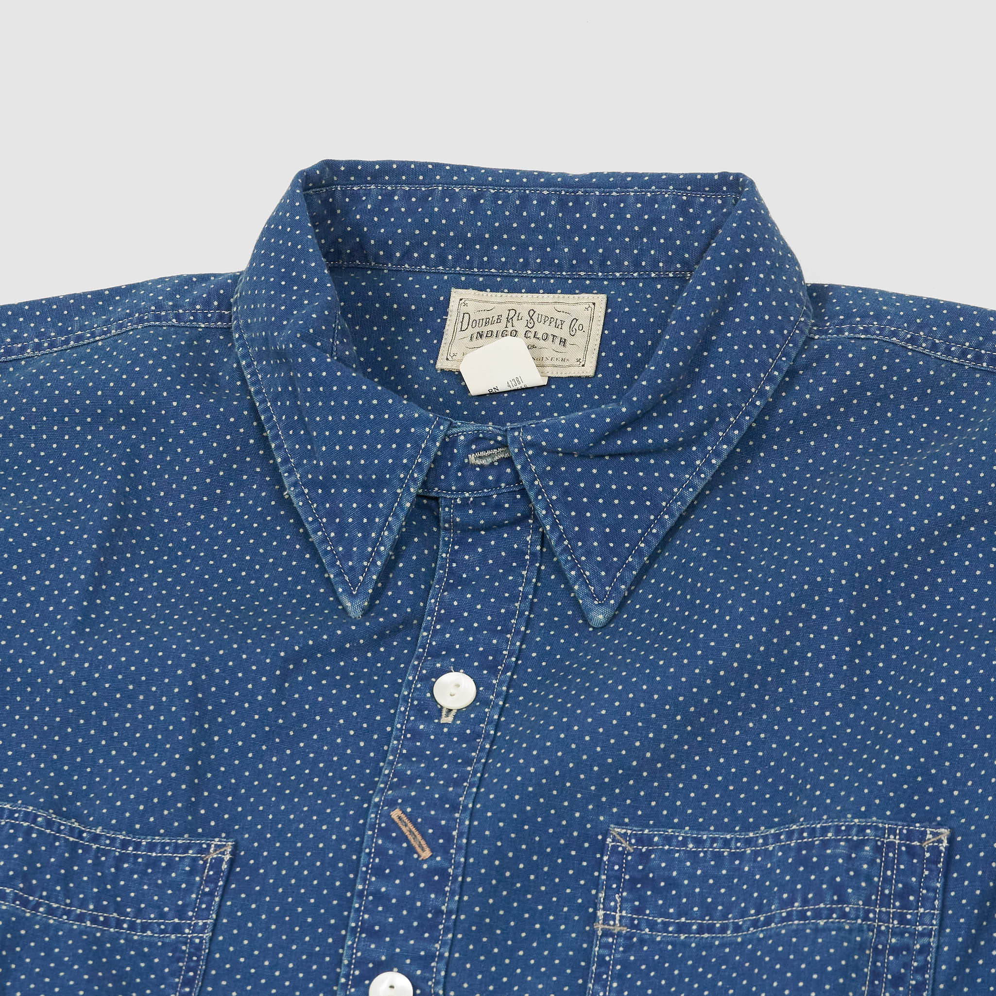 Double RL Indigo Woven Work Shirt - DeeCee style