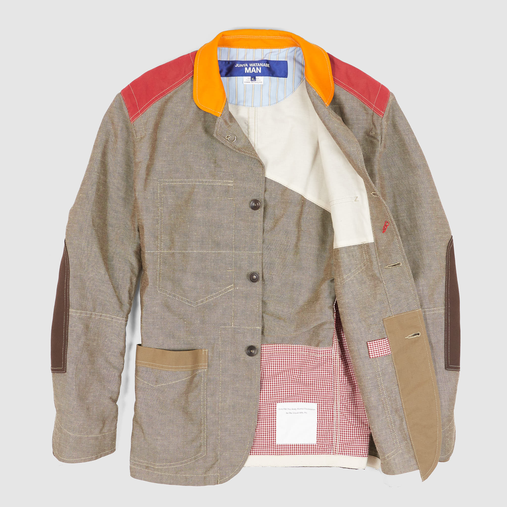 Junya Watanabe Man Andy Warhol «Campbell's Soup» Blazer Jacket