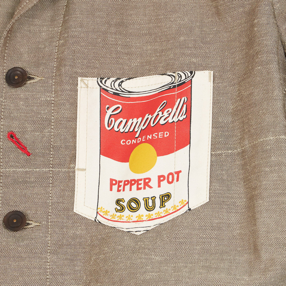 Junya Watanabe Man Andy Warhol «Campbell&#39;s Soup» Blazer Jacket
