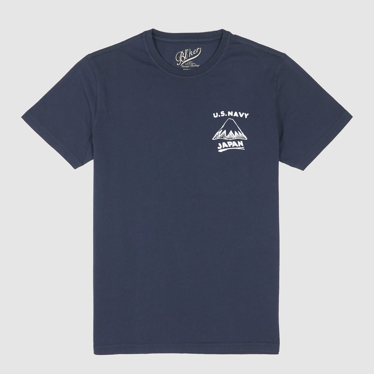 Bl&#39;ker Tee Short Sleeve Crew Neck USN  Japan  T-Shirt