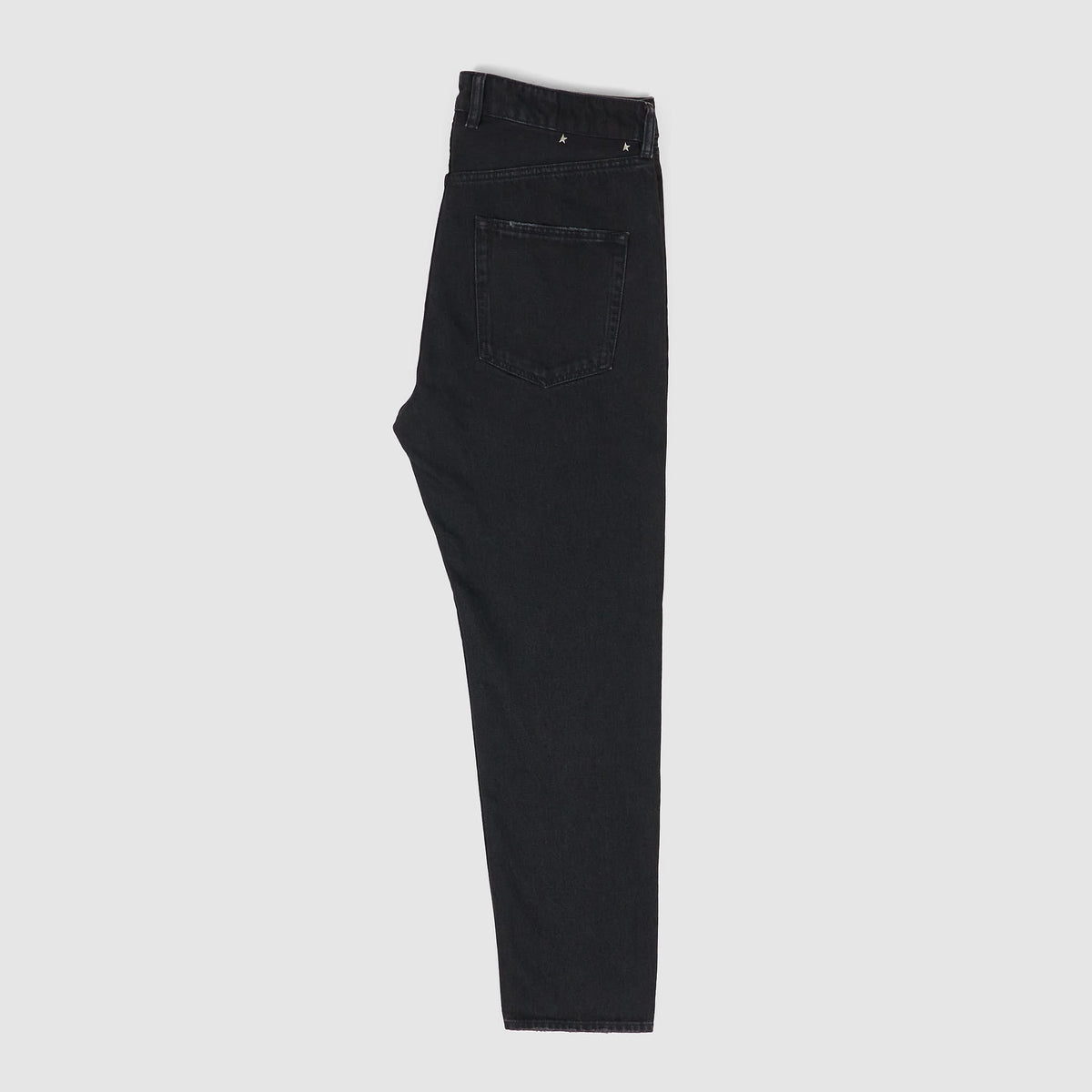 Golden Goose 5-Pocket Black Denim Relaxed Jeans
