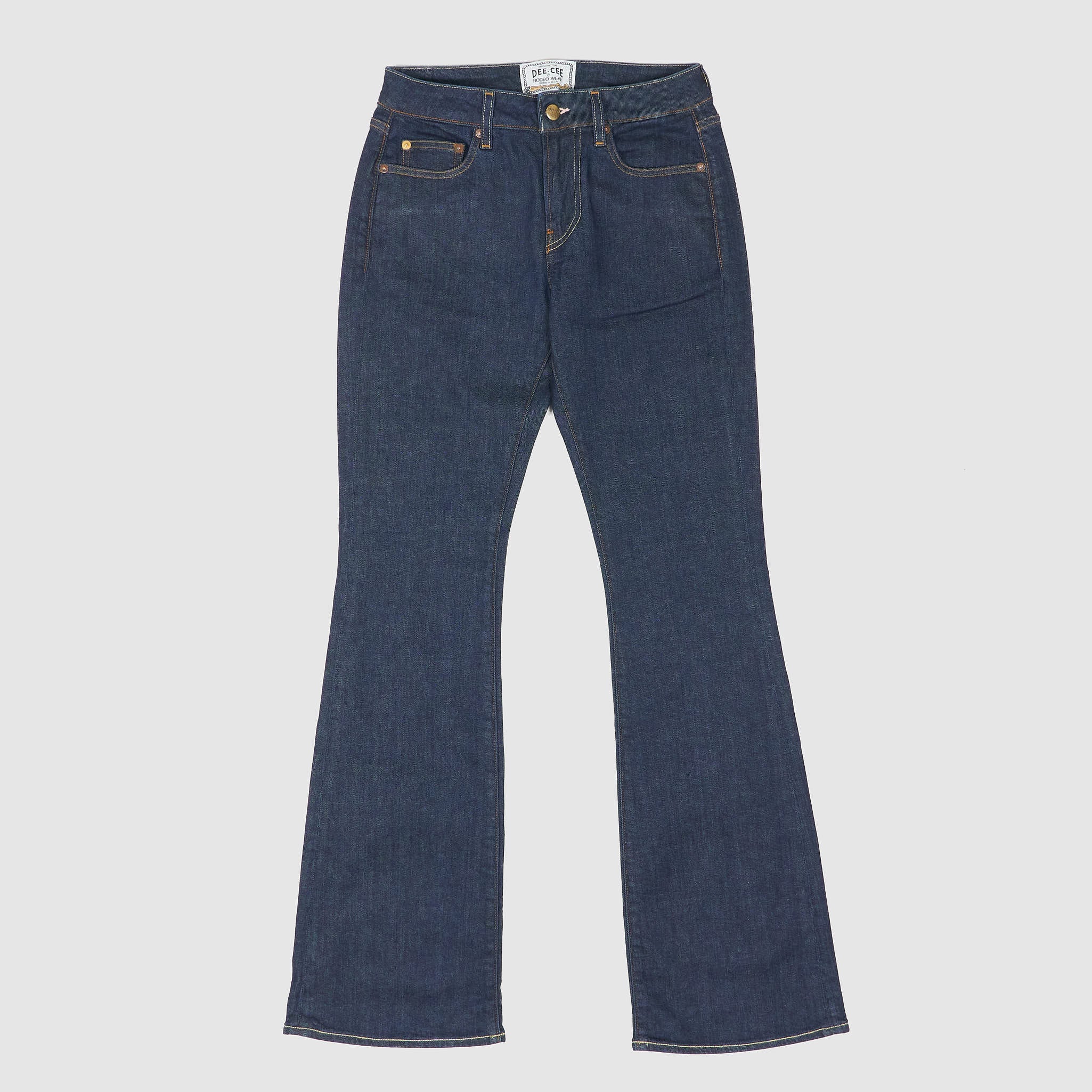 Washington Dee-Cee Ladies 5-Pocket Flared Boot Cut Jeans - DeeCee 