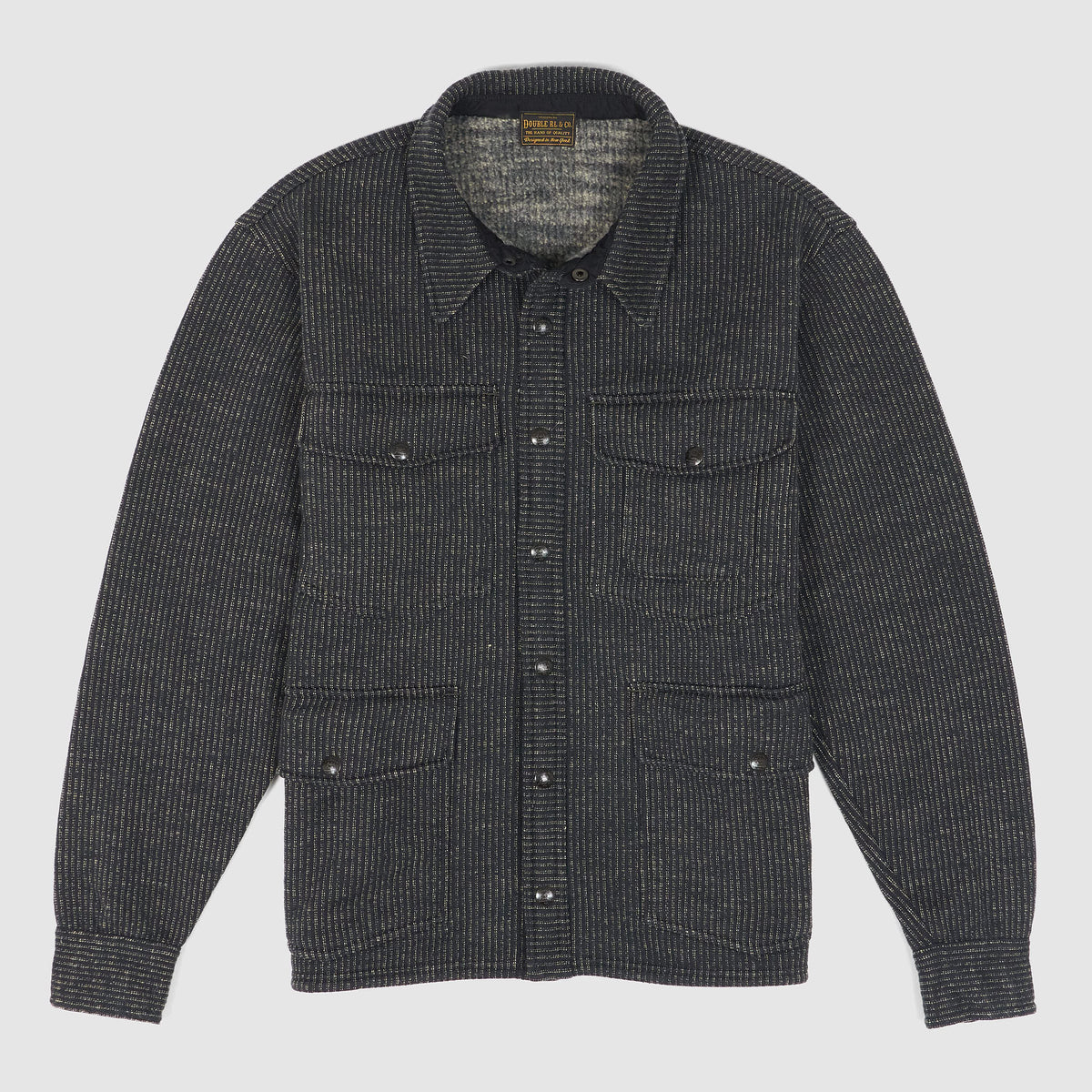 Double RL Jacquard Cardigan Overshirt