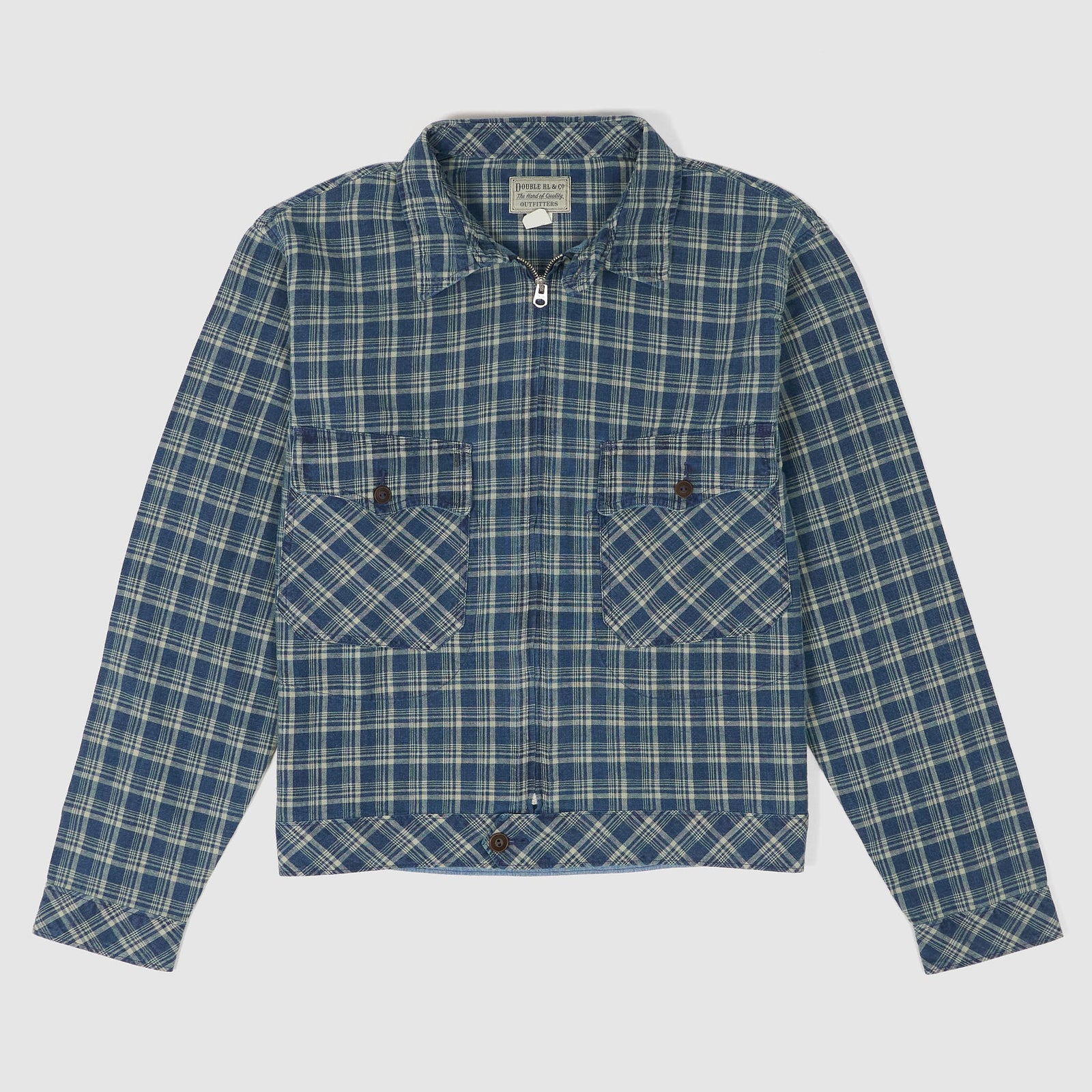 RRL Plaid Work Beckham Shirt sz M-