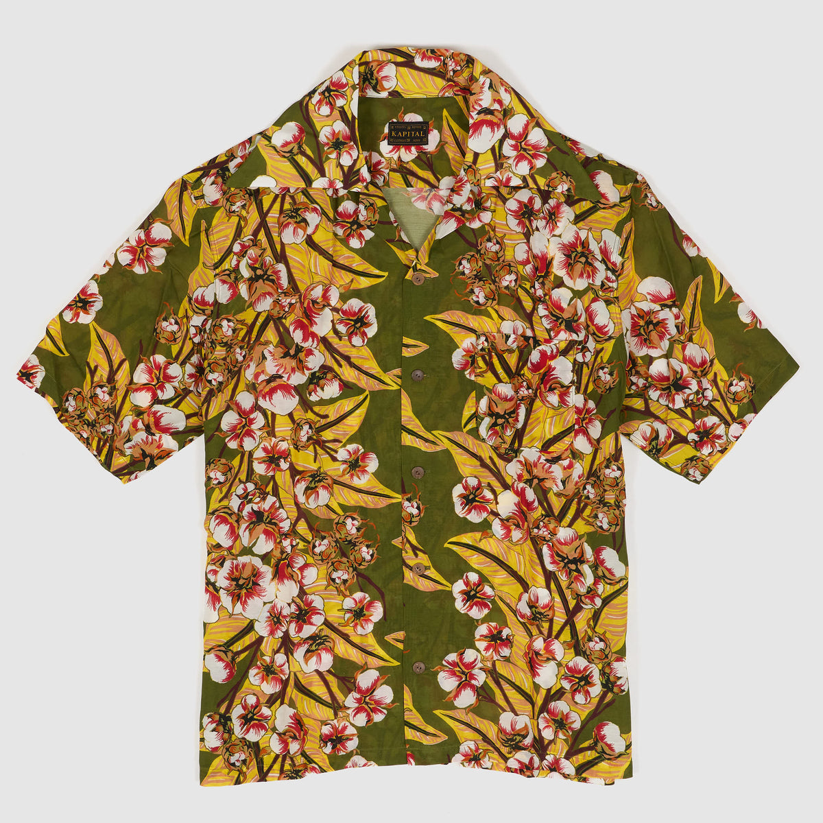 Kapital Hawaiian Flower Power Camp Shirt