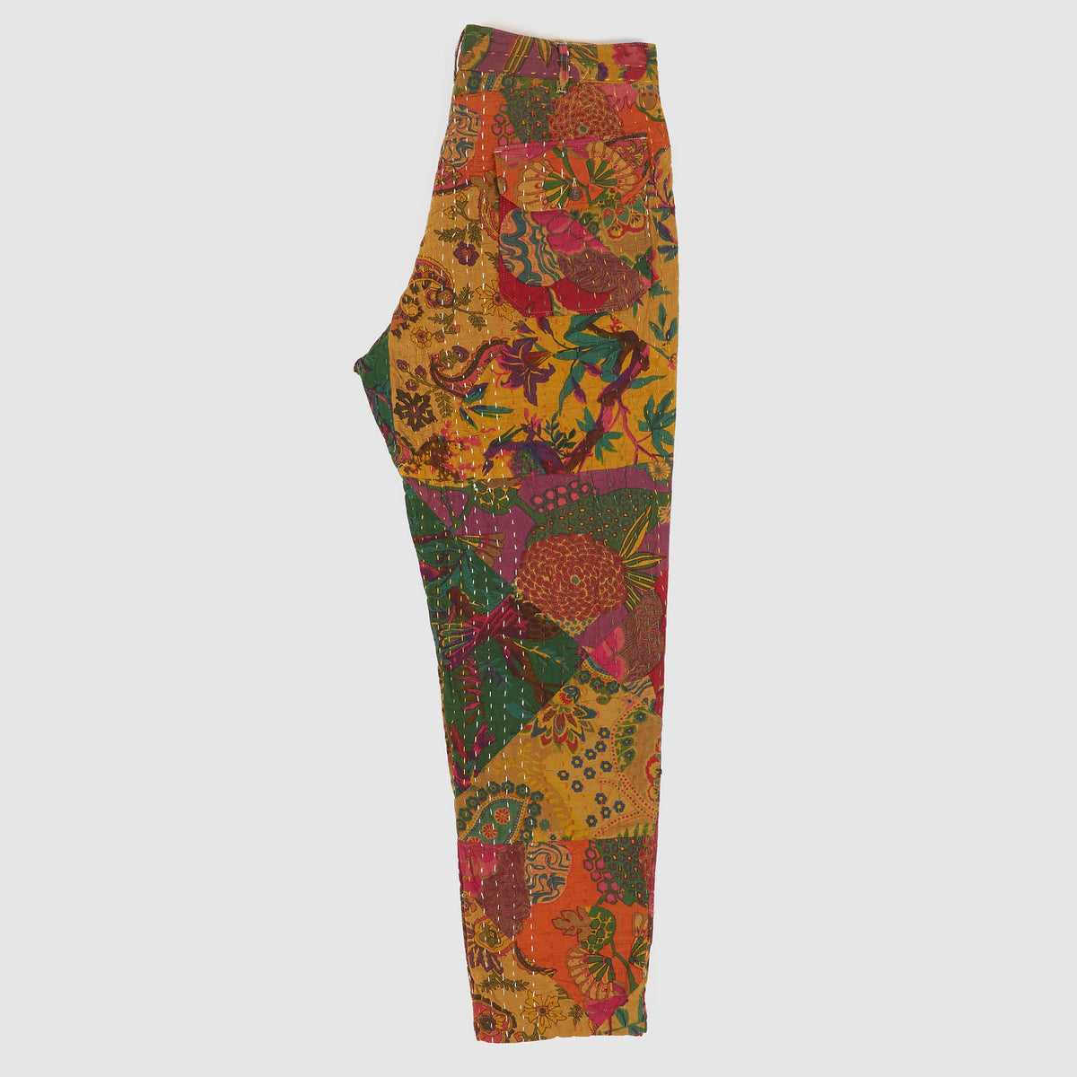 Nepenthes Engineered Garment Quilted Patchwork Handstich Chino