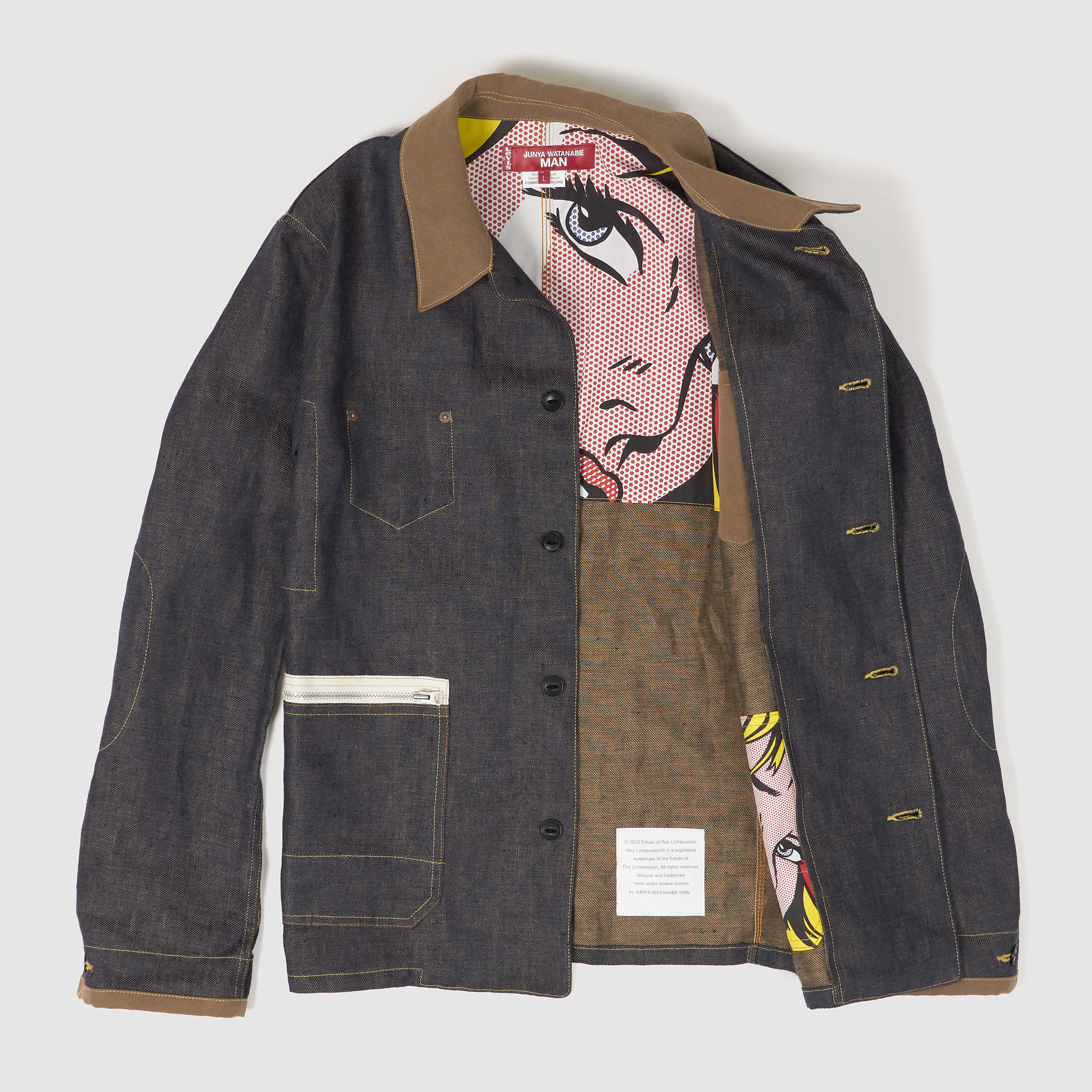 Junya Watanabe Man x Levi's® Pop Art Chore Linen Denim Jacket