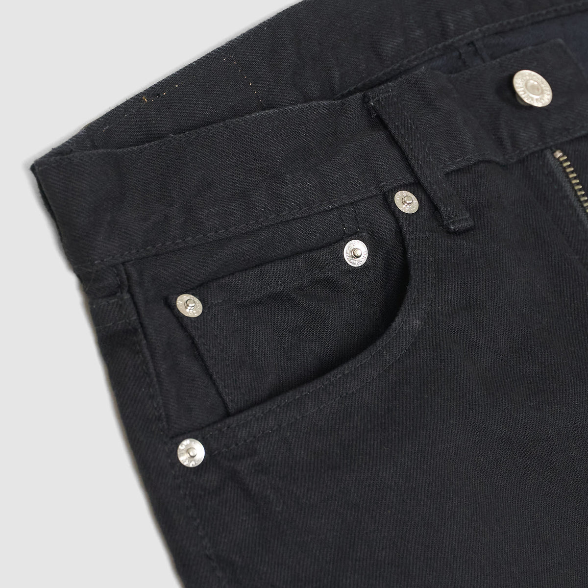 OrSlow 5- Pocket 107 Black Denim Slim Fit Jeans