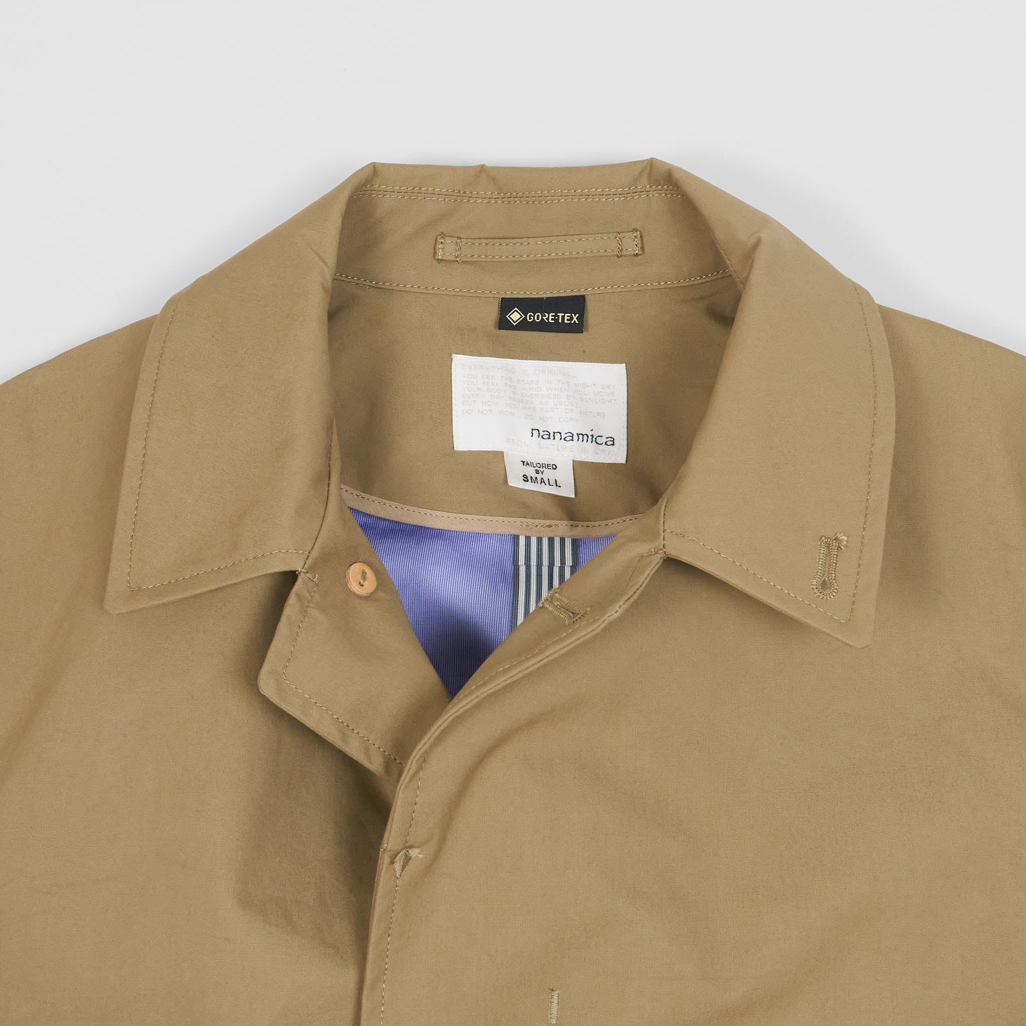 Nanamica Gore-Tex Soutien Collar Coat - DeeCee style
