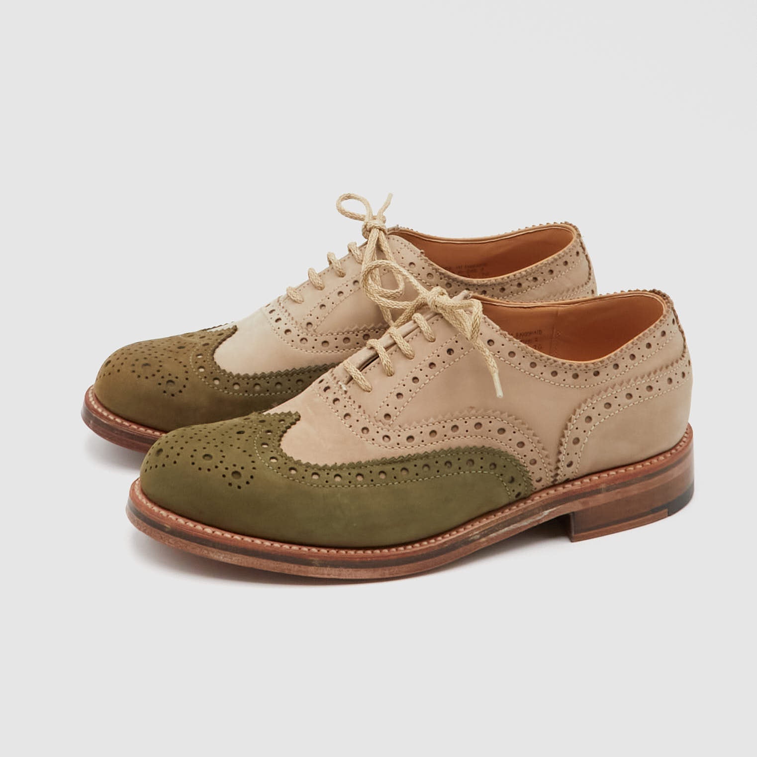 Grenson Wing Tip Brogue Shoes DeeCee style
