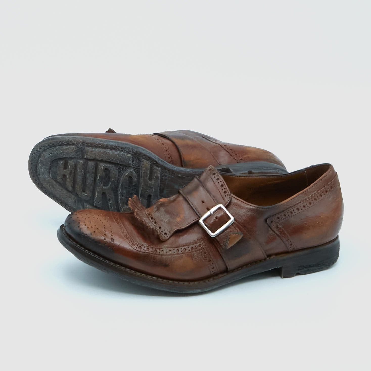 Church s Ladies Shanghai Distressed Oprah Shoes DeeCee style