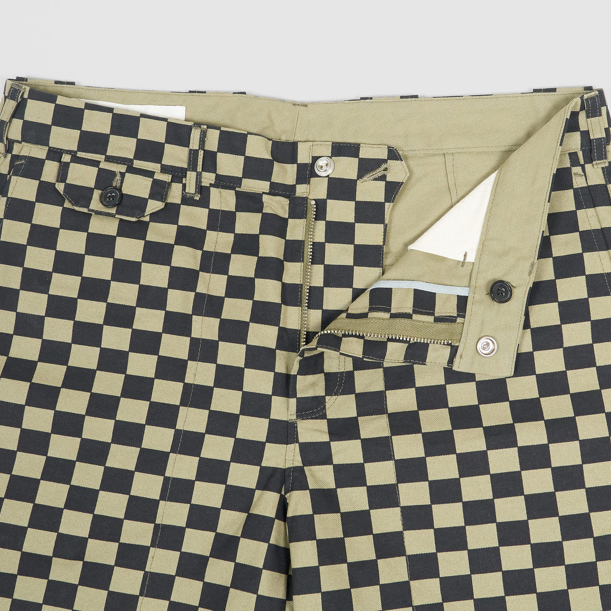 Golden Goose Checkered Chino Bermuda Shorts