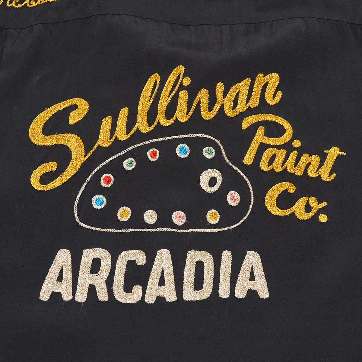 Sugar Cane Style Eyes Sullivan Paint Co. Bowling Shirt