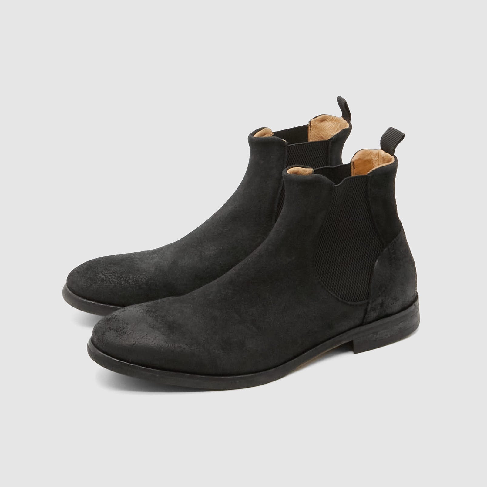 Hudson London Watchley Roughout Leather Chelsea Boot DeeCee style