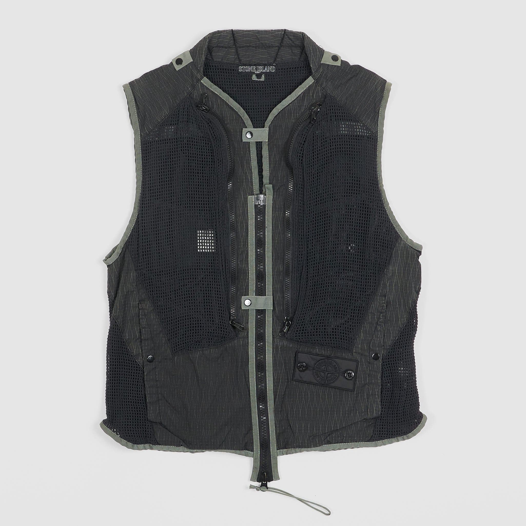 Stone Island Shadow Project Two Pocket Web Vest - DeeCee style