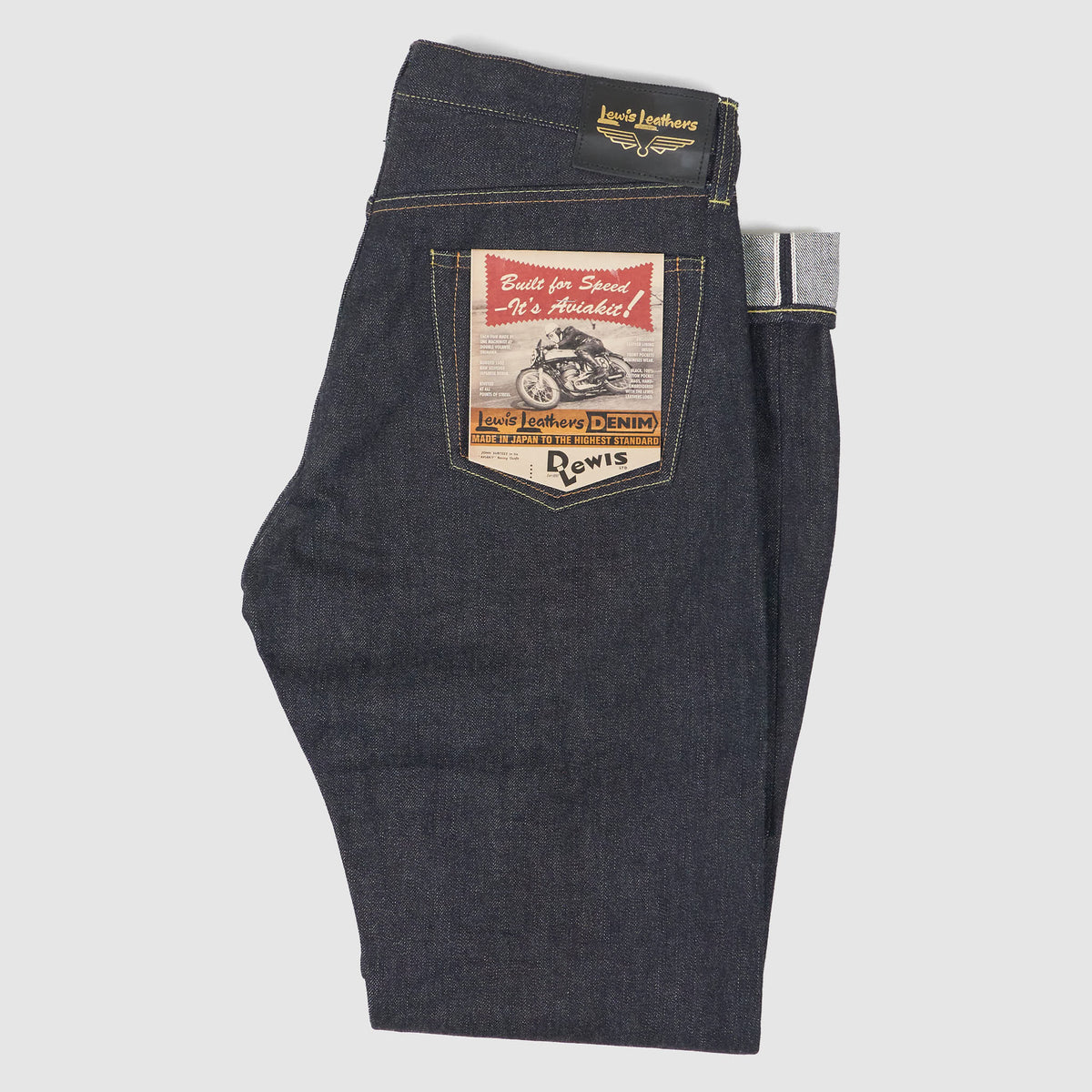 Lewis Leathers 15oz Straight Selvage Denim Jeans