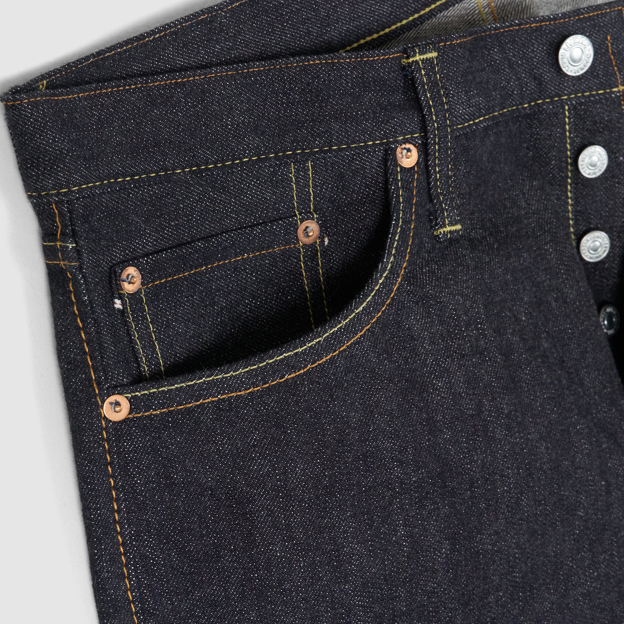 Lewis Leathers 15oz Straight Selvage Denim Jeans DeeCee style