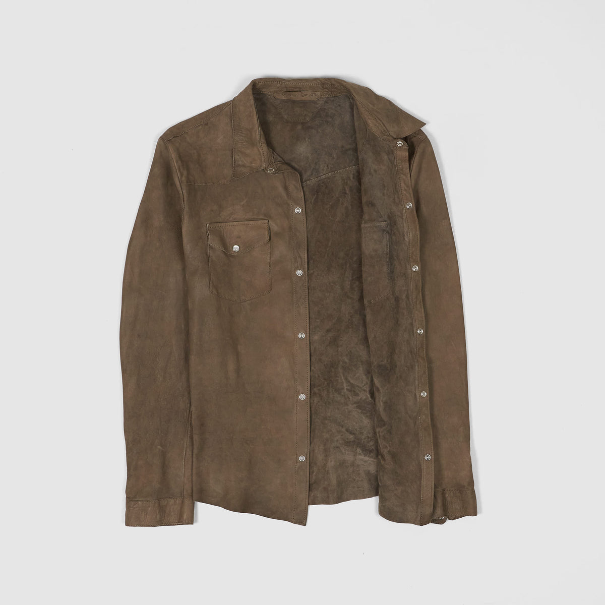 Salvatore Santoro Leather Western Overshirt Jacket UNISEX