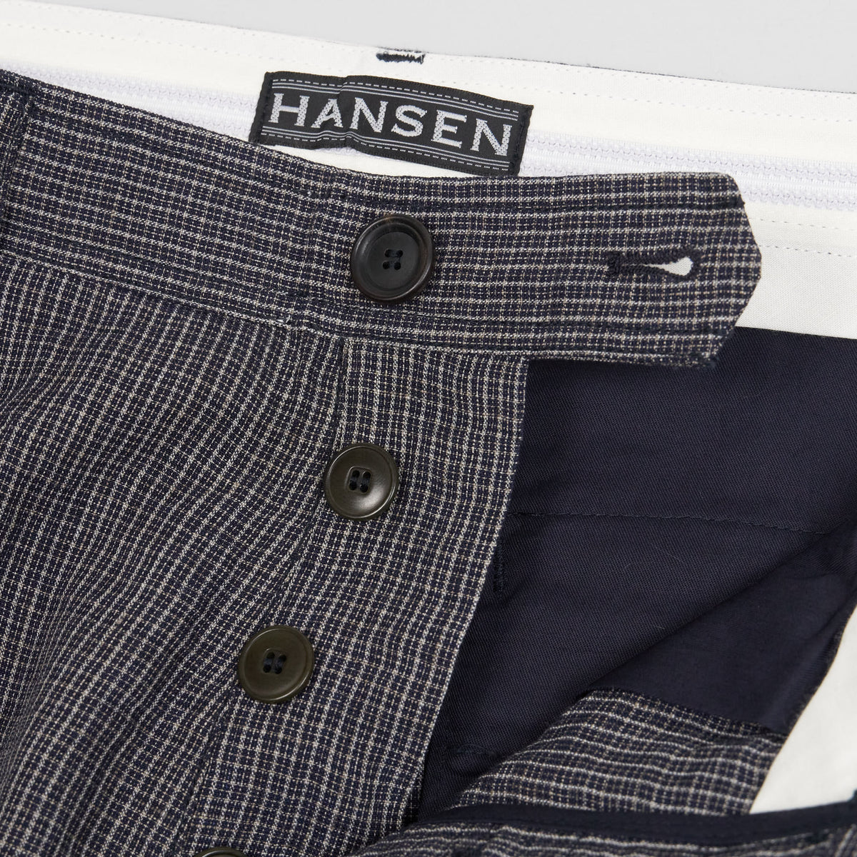Hansen Dark Linen Pant