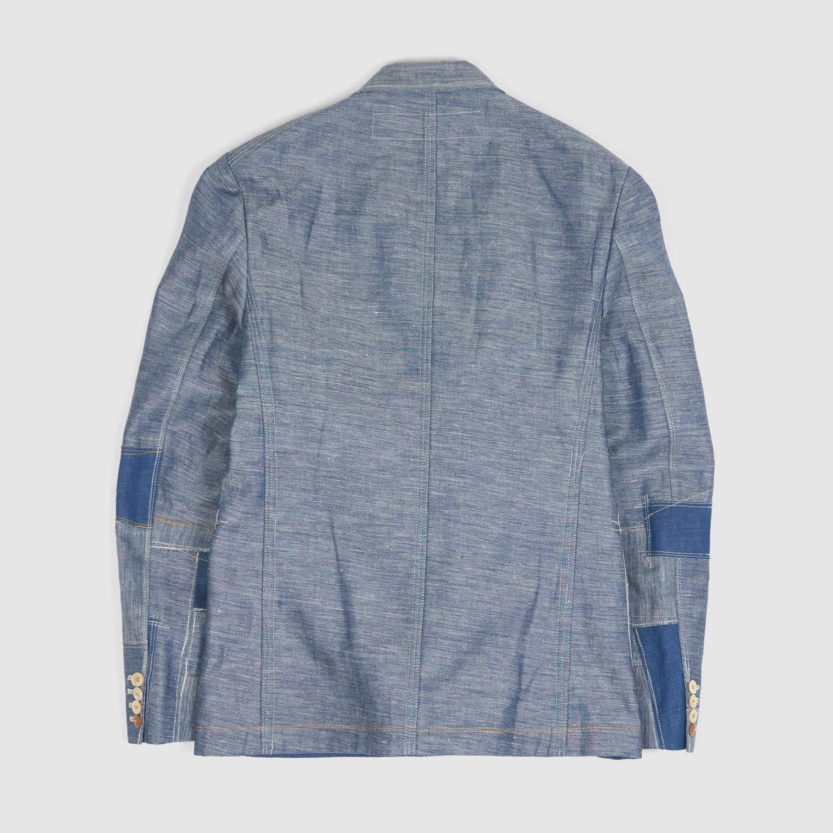 Junya Watanabe Man Summer Indigo Patchwork Blazer