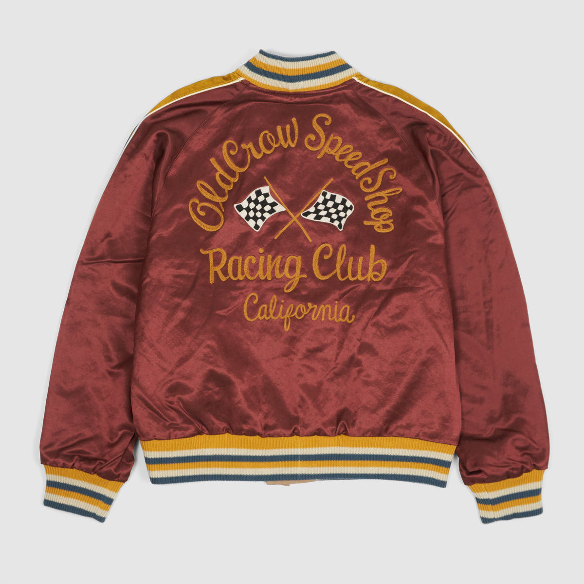Old Crow Speed Shop by Glad Hand &amp; Co. Reversible Racing Club Jacket