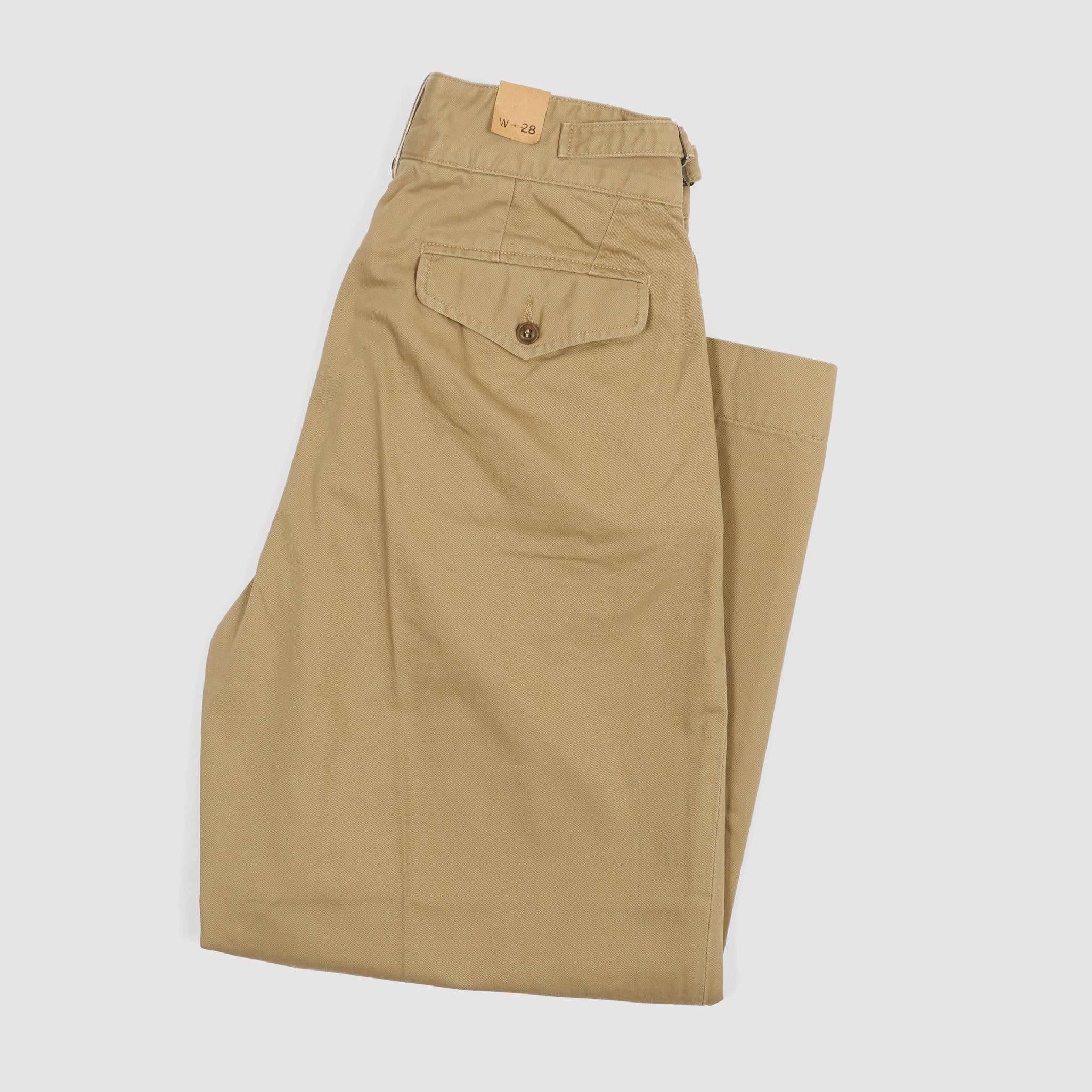 パンツ RRL double-pleated Wide Chino pants Double RL Ladies Wide Chino Pants - DeeCee style