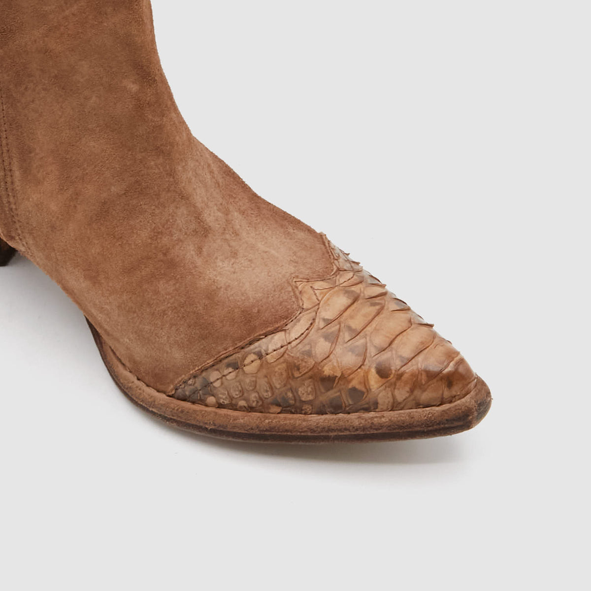 Fauzian Jeunesse Ladies Side- Zip Ankle Western Boot
