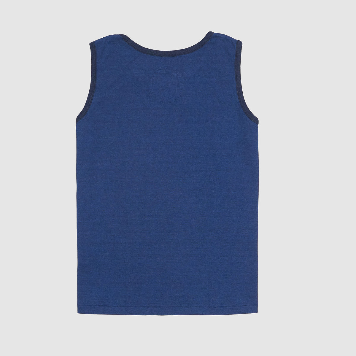 Blue Blue Japan Ladies Indigo Dyed Jersey Crew Neck Tank Top