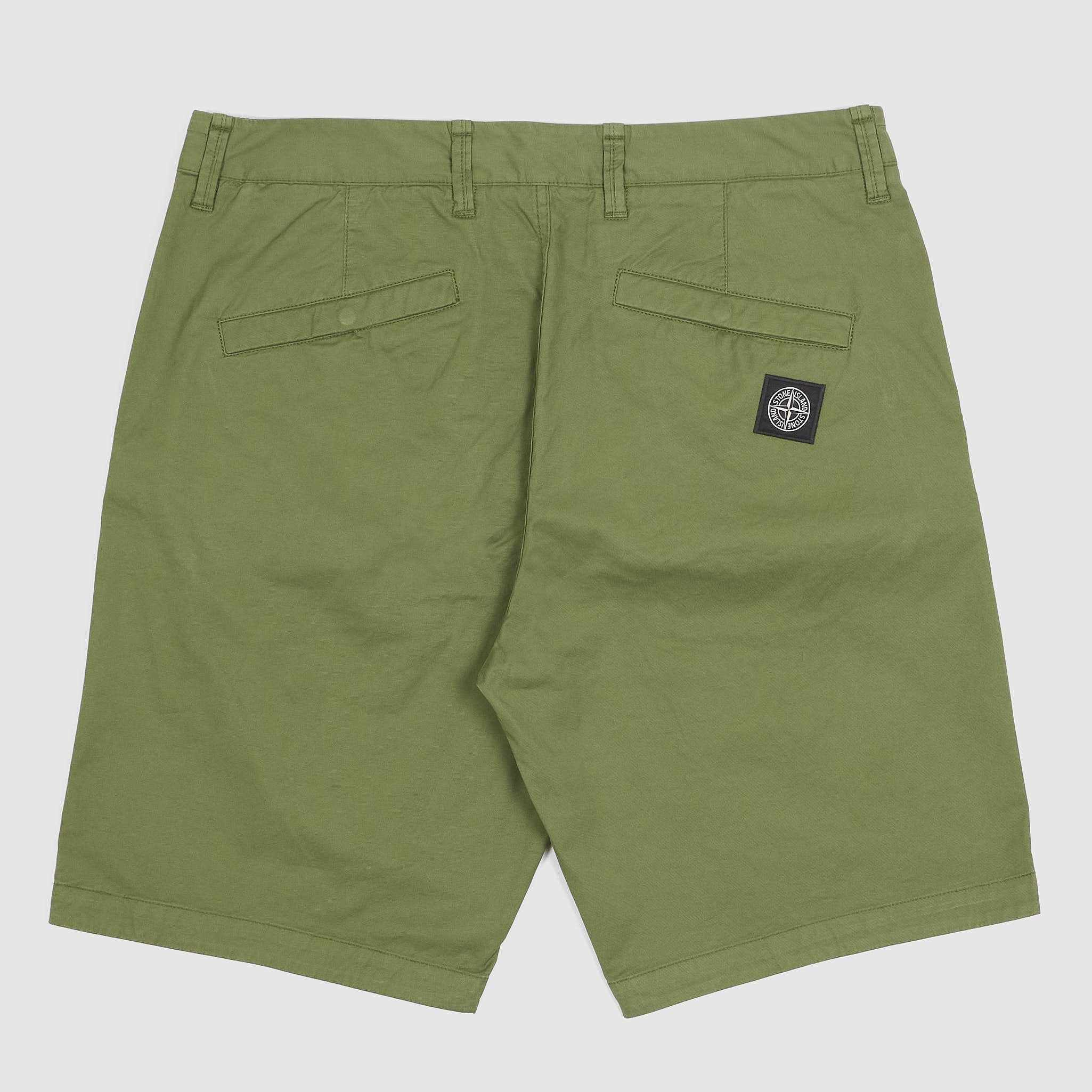 Stone island shorts olive sales