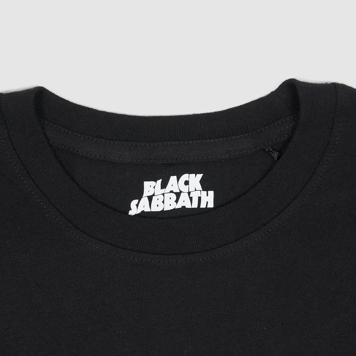 Black Sabbath Cross Diamante Rock Crew Neck T-Shirt