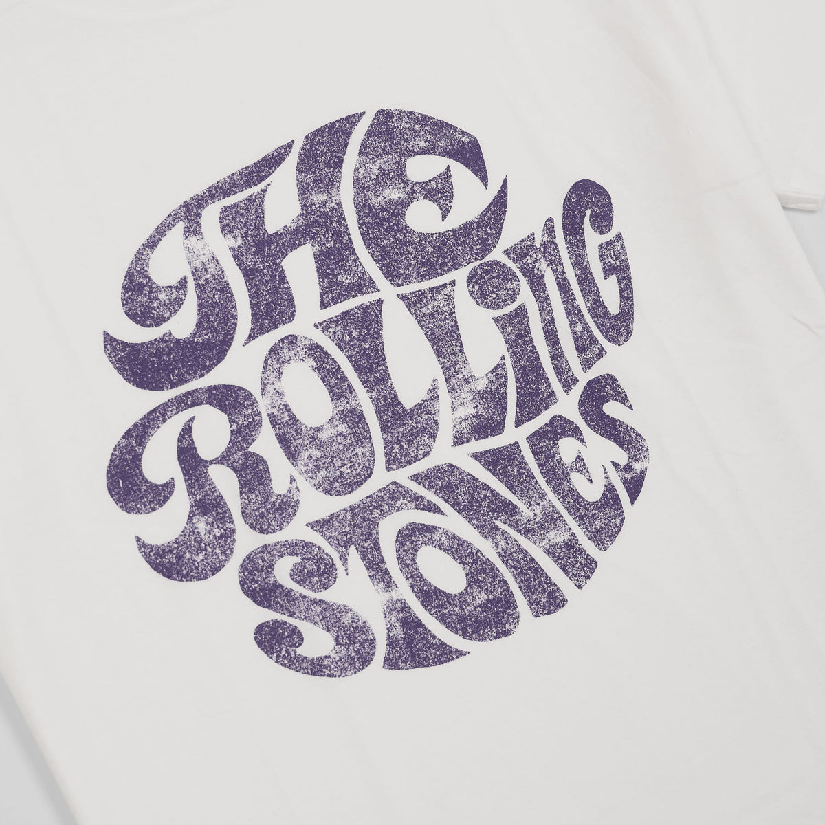 The Rolling Stones Vintage 70&#39;s Logo Crew Neck Rock T-Shirt