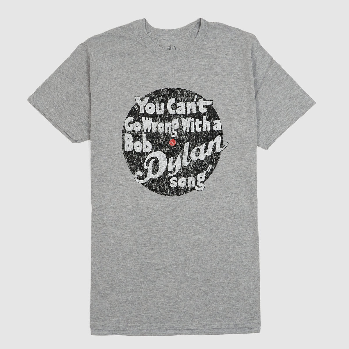 Bob Dylan You Can&#39;t Go Wrong Rock Crew Neck T-Shirt