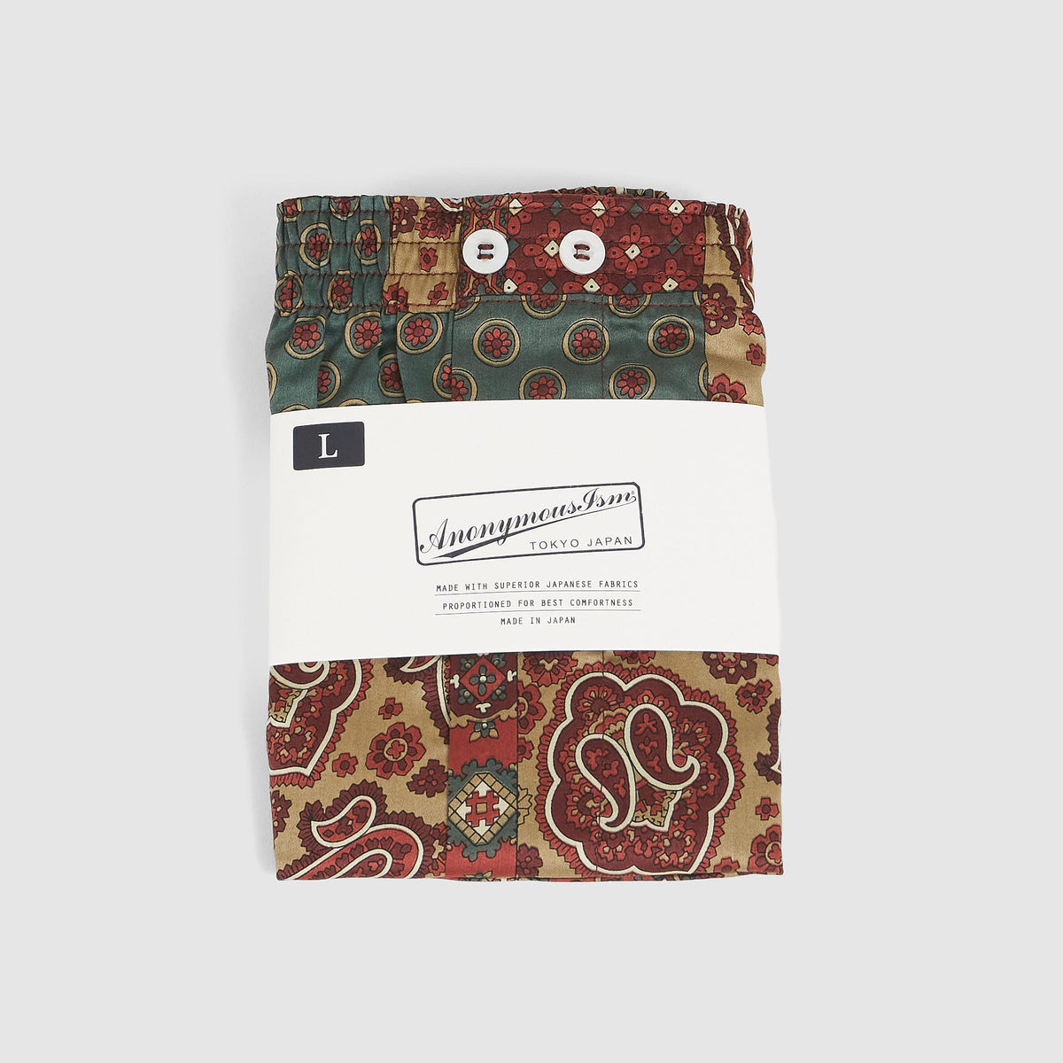 Anonymous Ism Paisley Patchwork Boxers