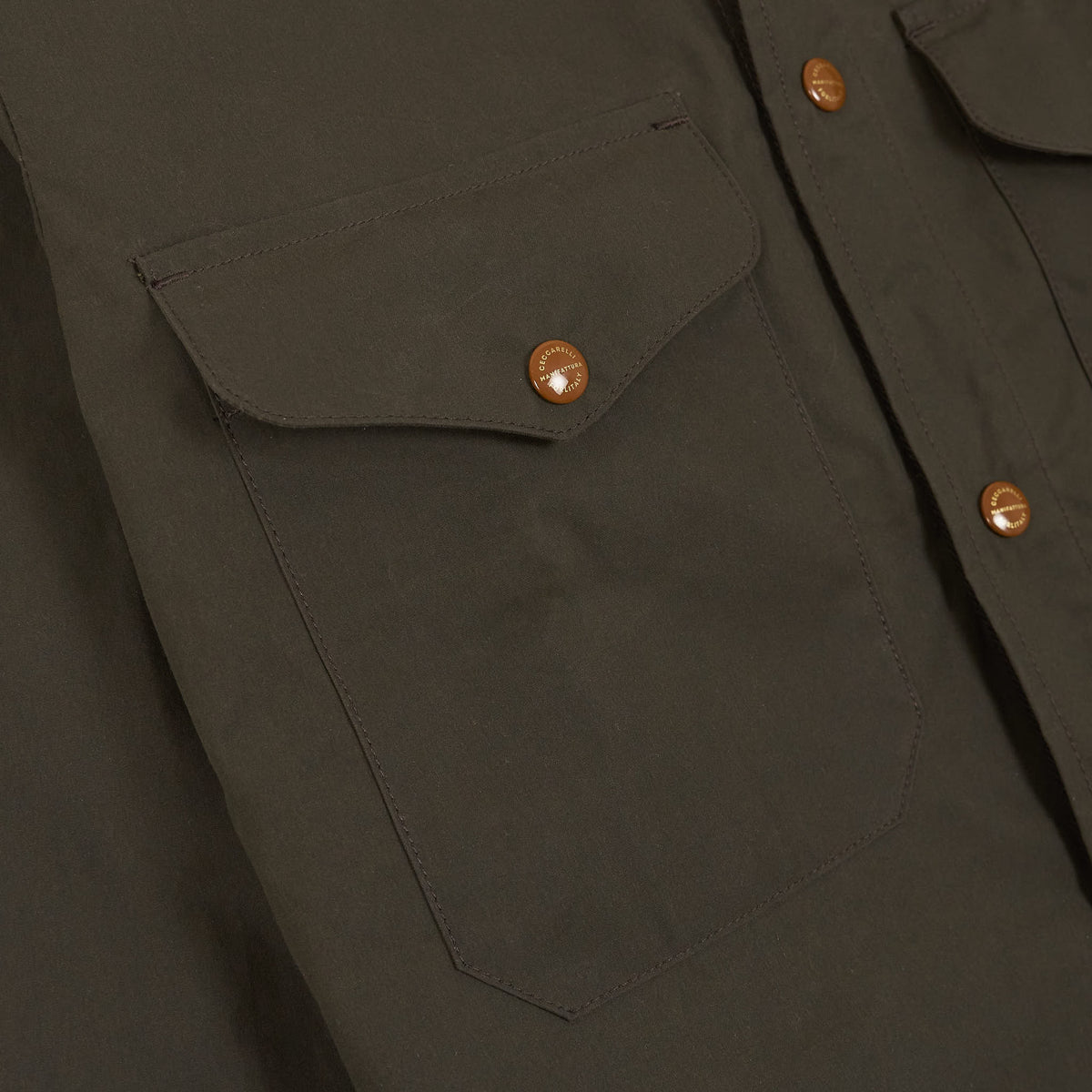 Manifattura Ceccarelli Waxed Over- Shirt Jacket