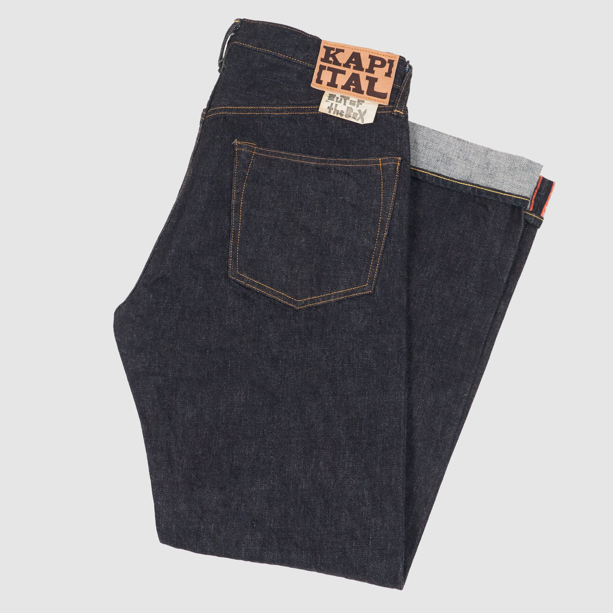 Kapital 5-Pocket 14oz Loose Fitted Red Selvage Denim Jeans