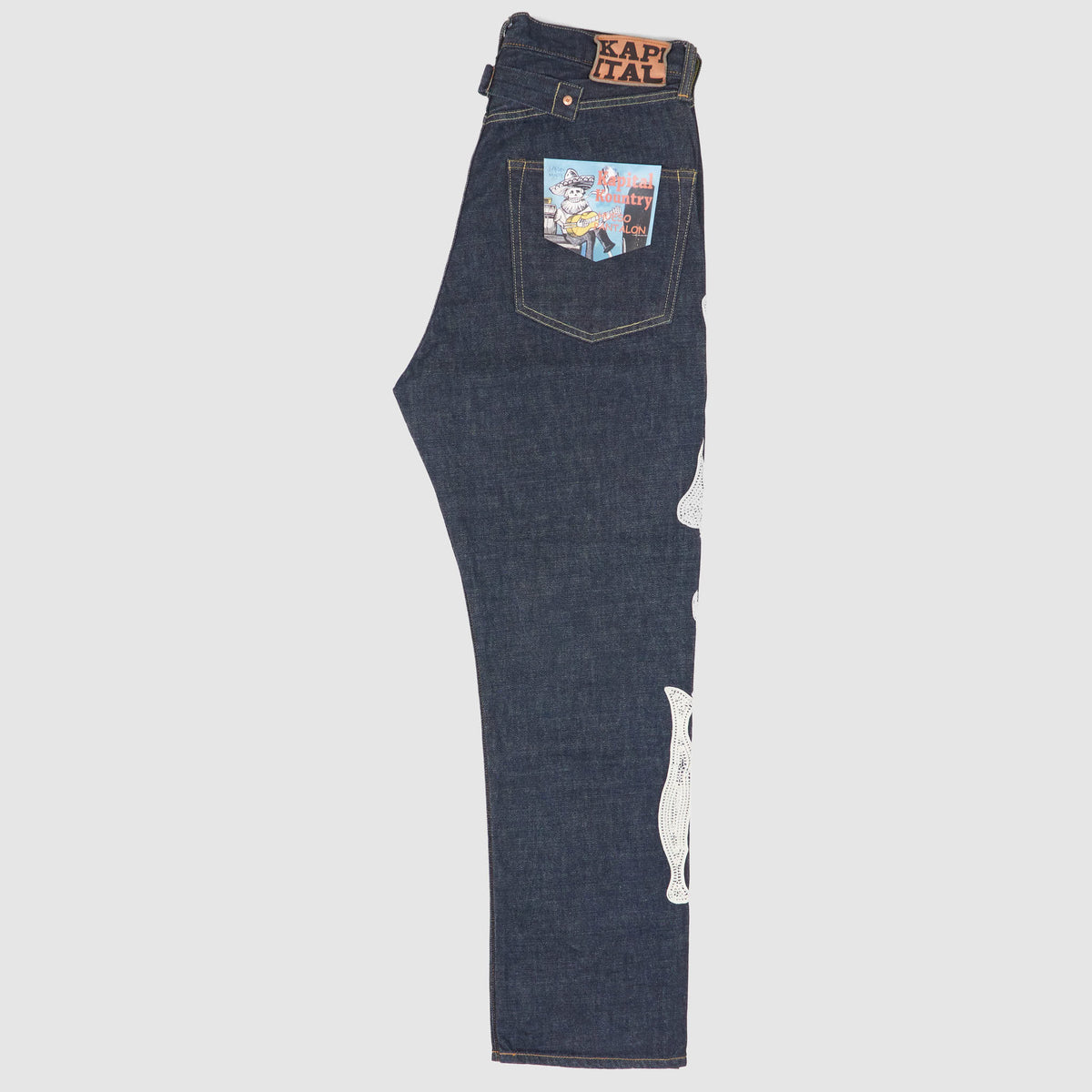 Kapital Kountry 12,5oz Mexican Tuxedo Okagilly  Five Pocket Jeans