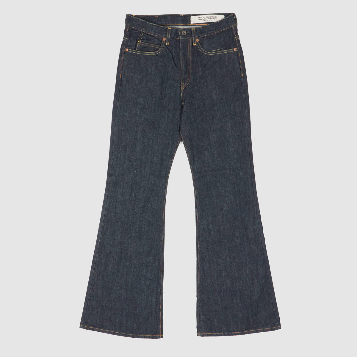 Kapital 5-Pocket 14oz Okabellbo Flair Jeans