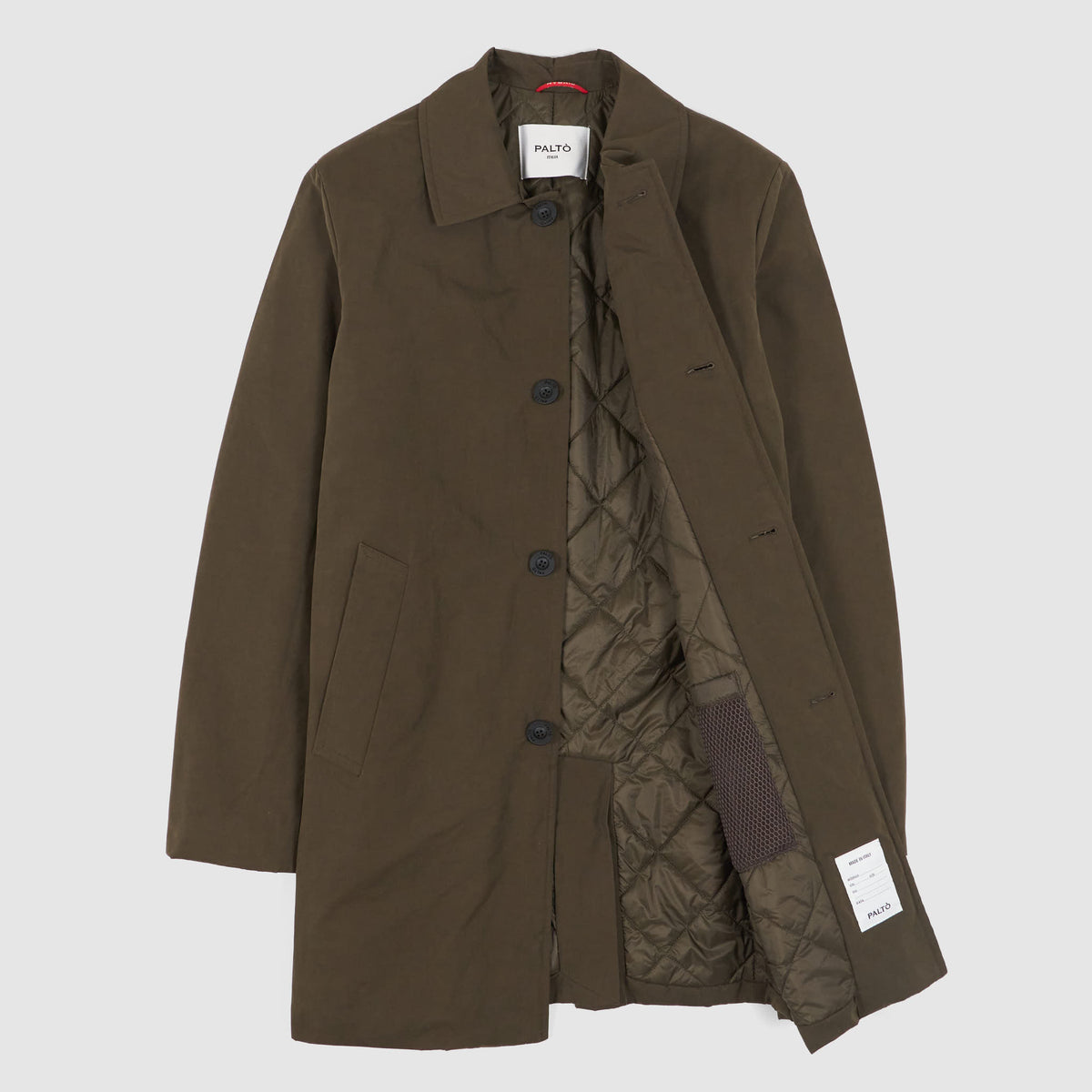 Palto Classic Quilted Trench Coat