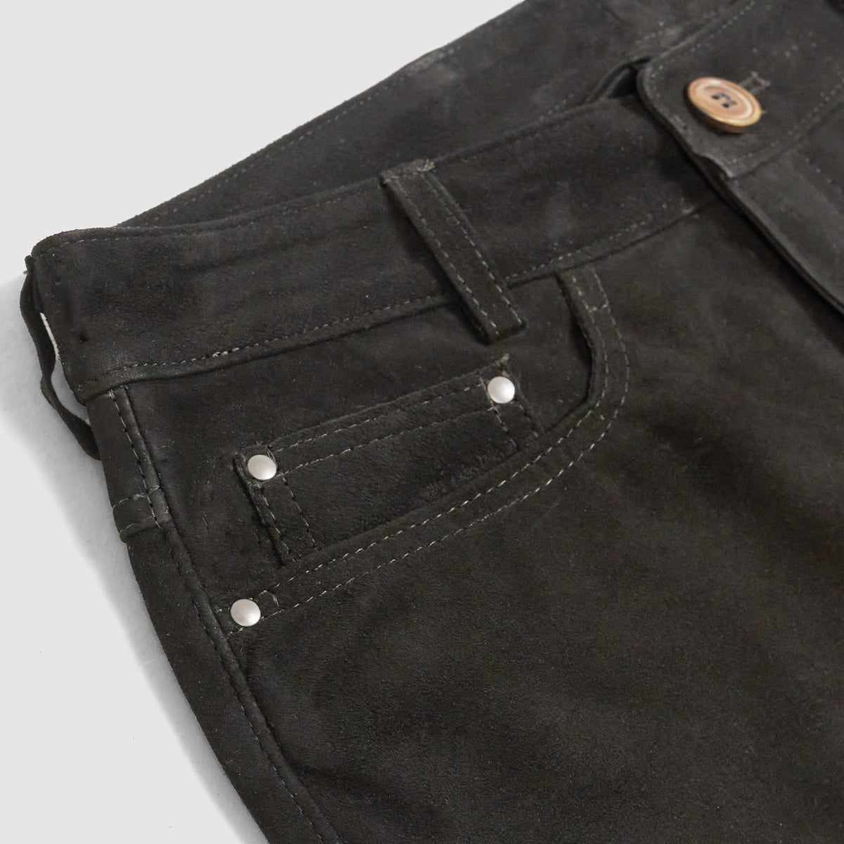 Meindl Ladies Five Pocket Leather Jeans