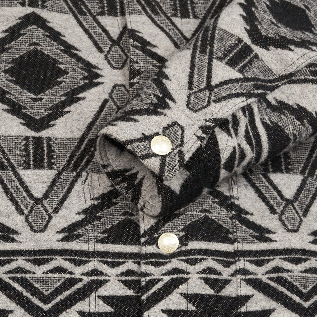 Sugar Cane Jacquard Native American Wool Blanked  Jacket