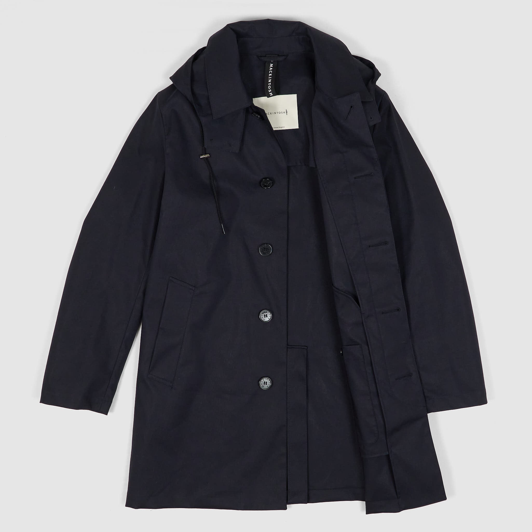 Black mackintosh coat clearance