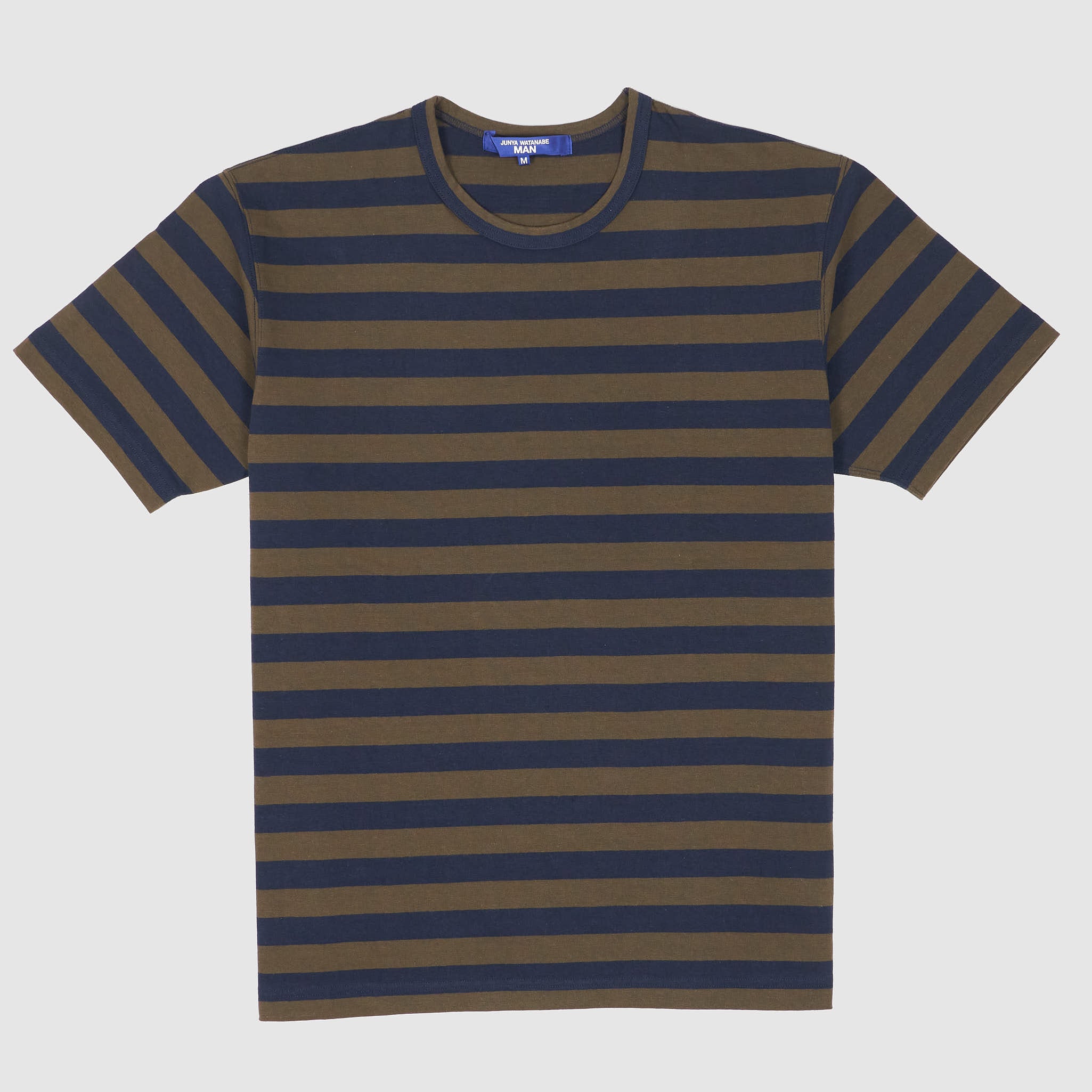 Junya Watanabe Man Striped Short Sleeve Crew Neck T-Shirt