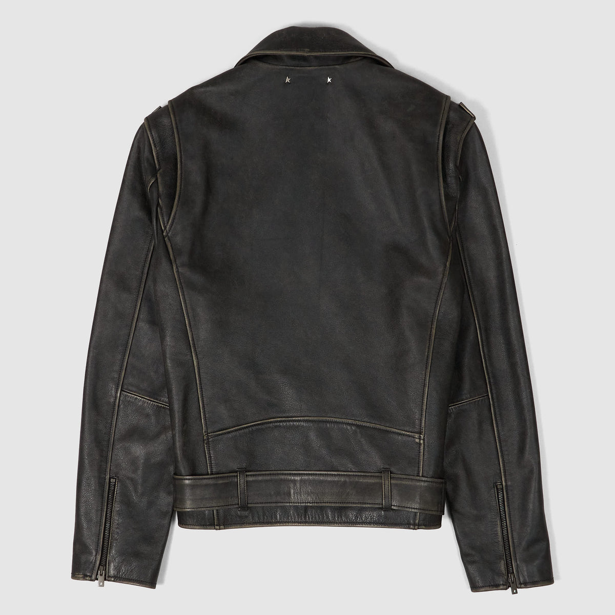 Golden Goose Distressed Bull Leather Jacket