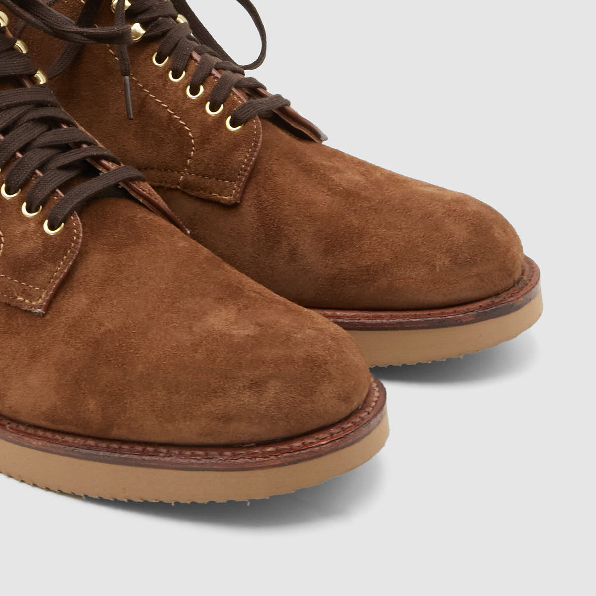 Alden Snuff Suede Lined Lace Up Boot